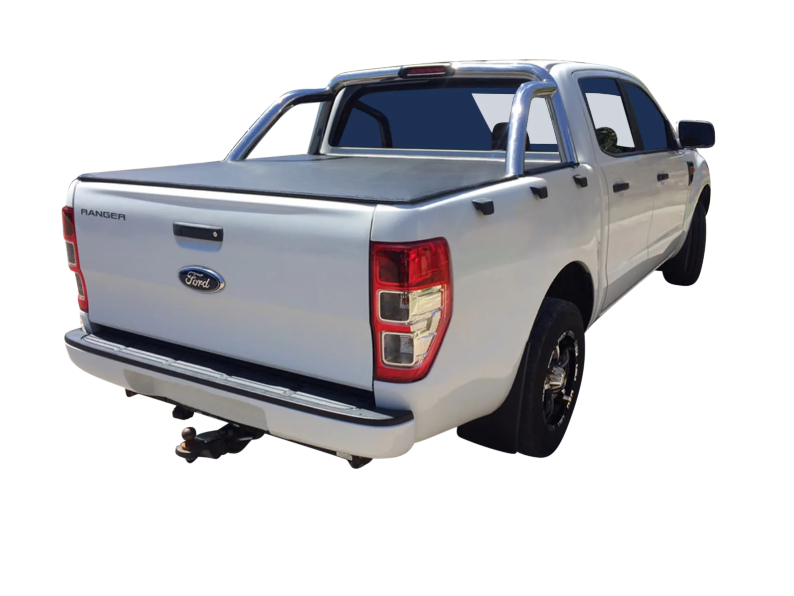Clip On Ute Tonneau to fit Ford PX Ranger Dual Cab Nov 2011 - June 2022 - Fitted with factory Sports Bars - Image 3