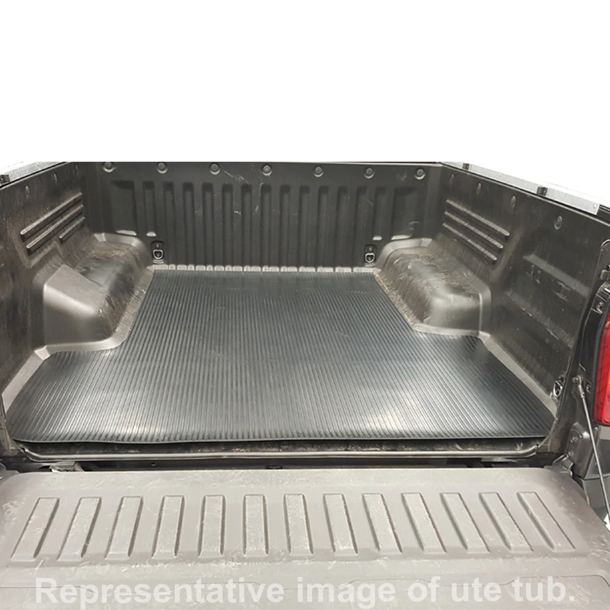 Rubber Ute Mat to fit Ssangyong Musso Dual Cab SWB ( With Factory Ute Liner ) 2018 to Current - Image 3